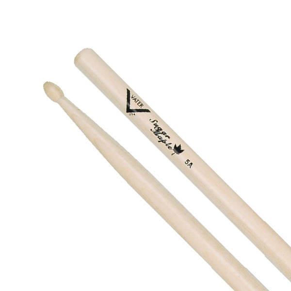 Vater VSMP5BW - Vater Sugar Maple Power 5B Wood Tip Drumsticks