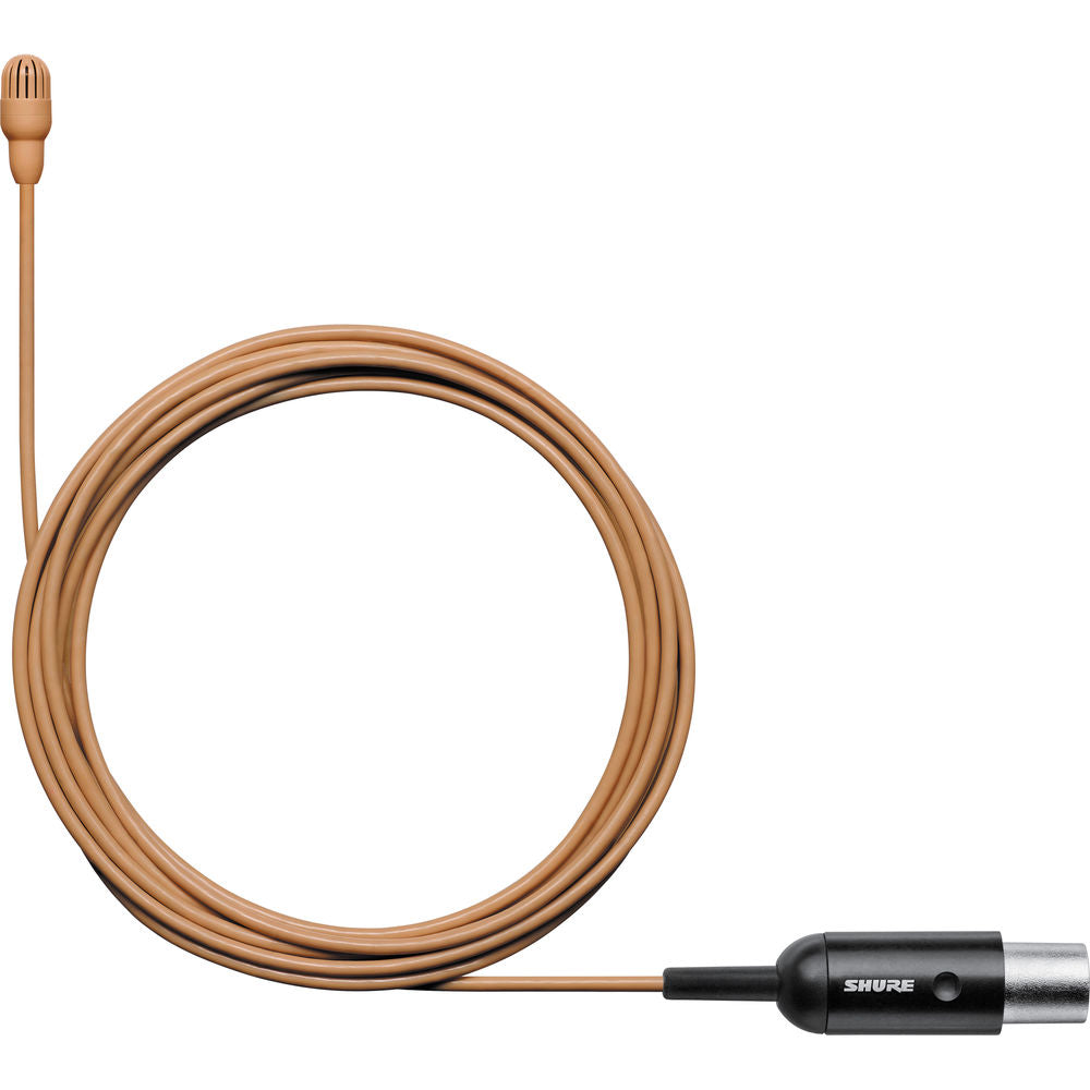 Shure TL47C/O-MTQG TwinPlex Omnidirectional Lavalier Microphone (TA4F, Cocoa) UPC: 042406516662 | SKU: TL47C/O-MTQG
