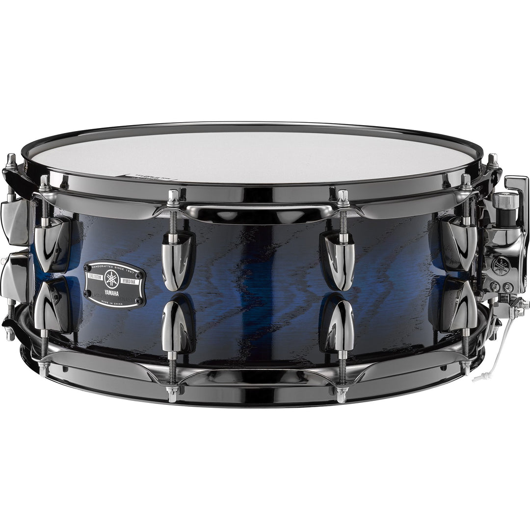 Yamaha LHS1455 Snare Drum Live Custom Hybrid Oak 14” x 5.5” - Uzu Ice Sunburst