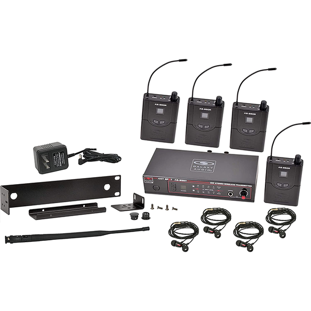 Galaxy Audio AS-950-4 Band Pack Wireless System