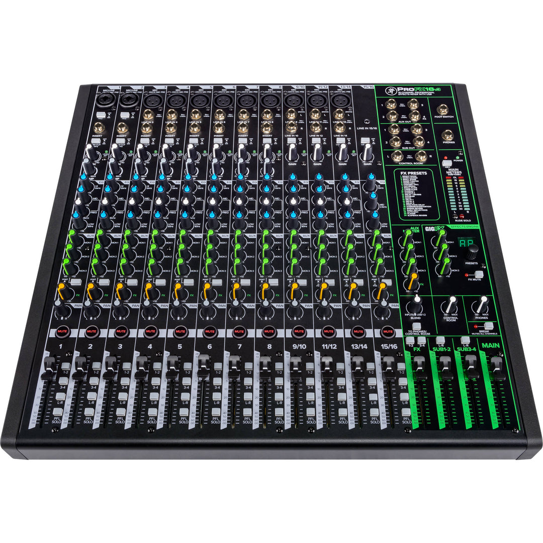 Mackie ProFX16v3 16-Channel Mixer w/ FX and USB Interface ProFX v3