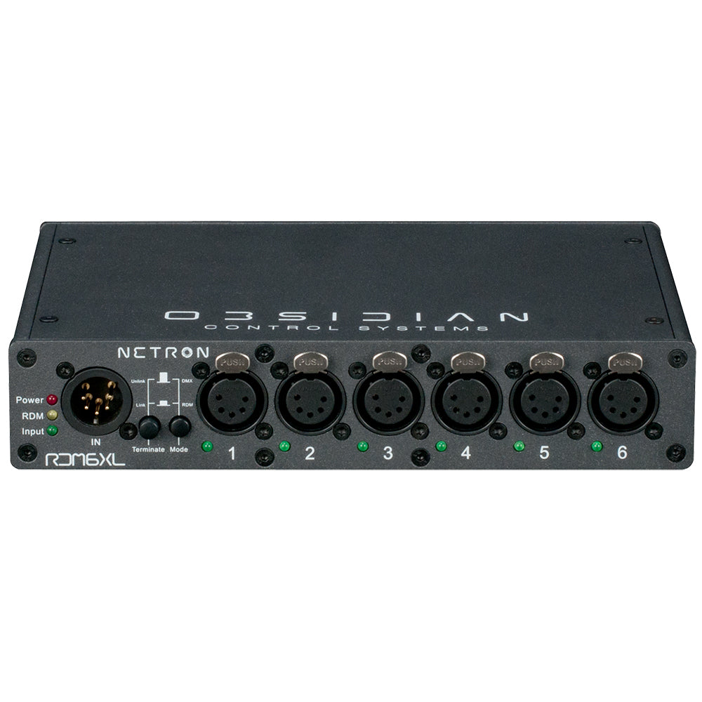 Elation Obsidian RDM6XL - DMX RDM Splitter - With 6x 5pin DMX Ports