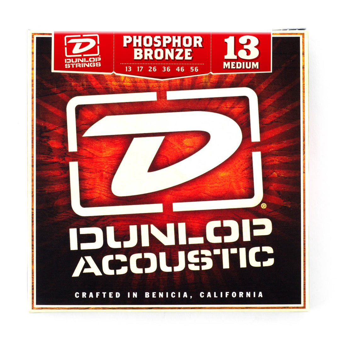 Dunlop DAP1356 Acous.Phosphor Bronze M 6 string set 13-56