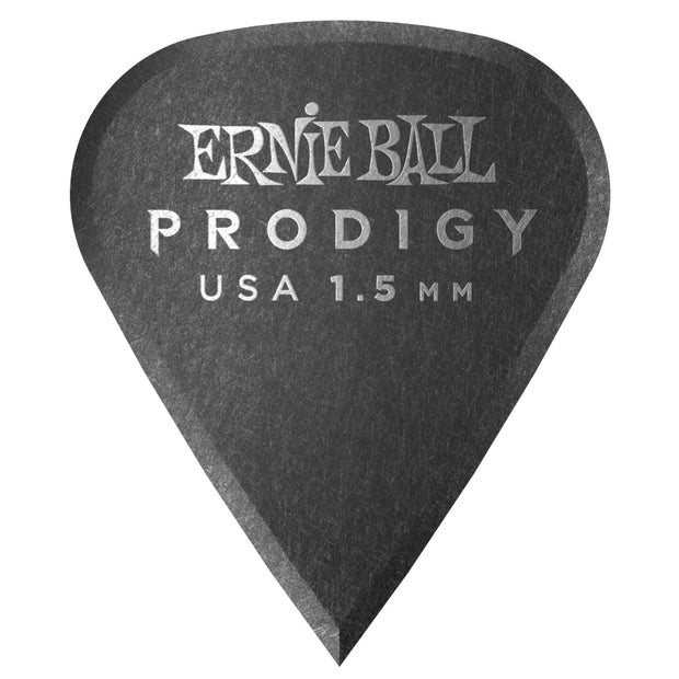 Ernie Ball Guitar Picks Prodigy (Bag of 6) Black 1.5mm - Sharp