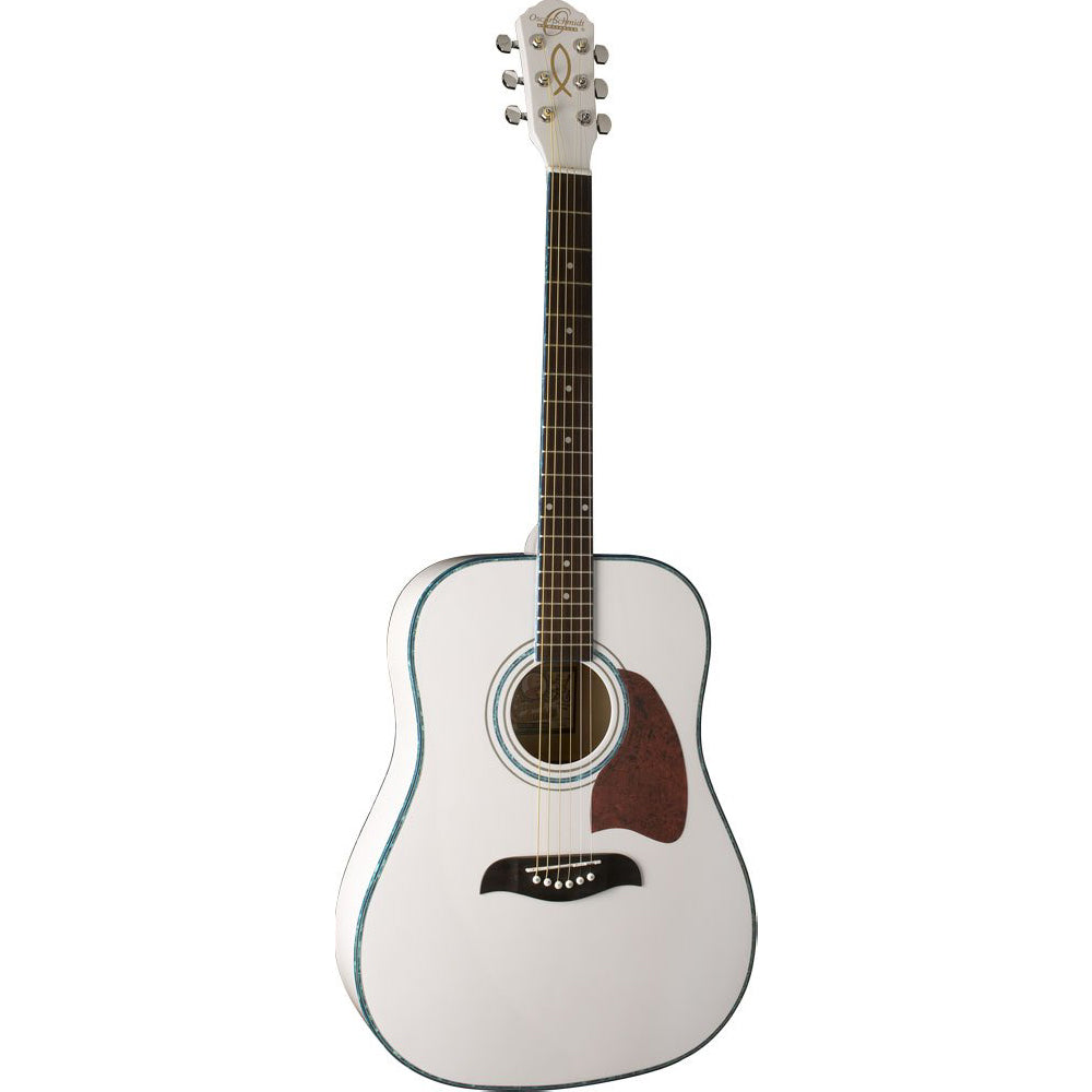 Oscar Schmidt OG2WH-A Acoustic Guitar Dreadnought White