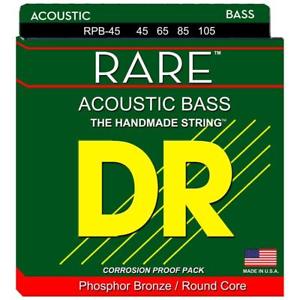 DR Strings RPB-45 (Medium) - RARE - Phosphor Bronze Bass: 45, 65, 85, 105