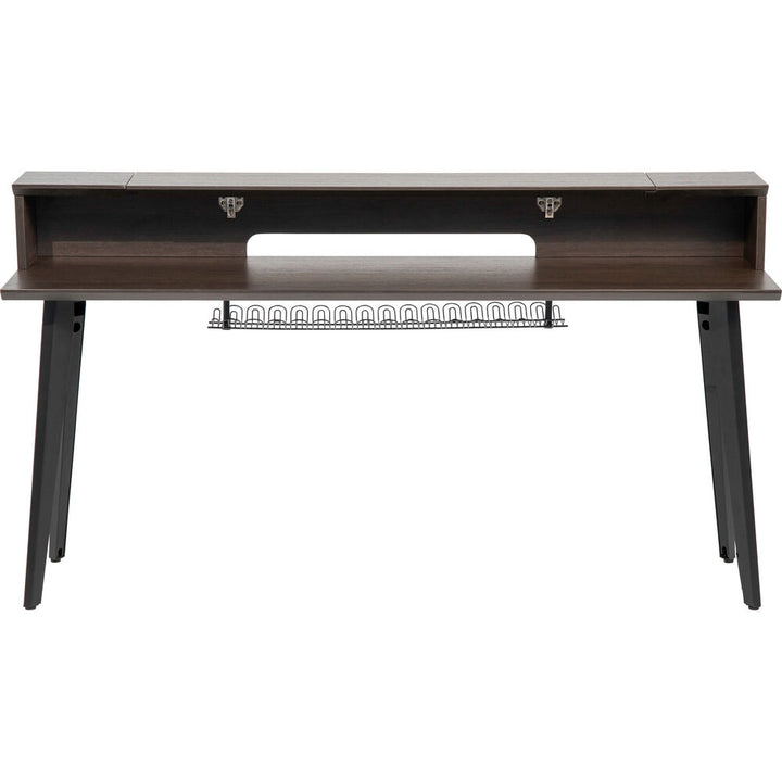 Gator Elite Furniture Series 88-Note Keyboard Table - Dark Walnut