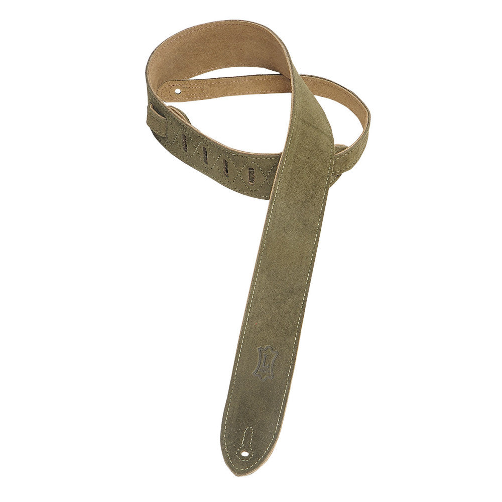 Levy's MS12-GRN Suede Leather Guitar Straps