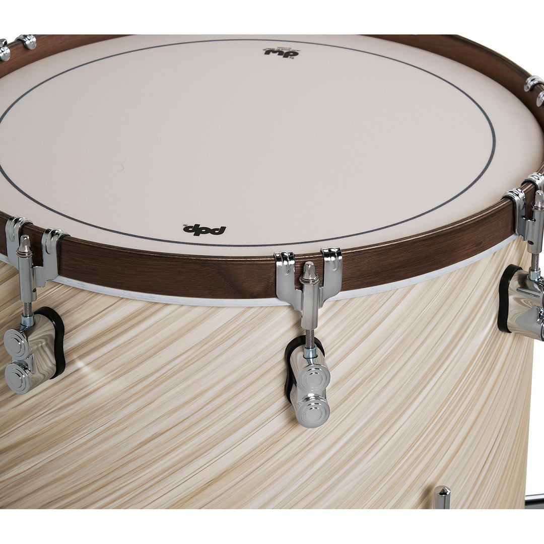 PDP LTD Twisted Ivory with Walnut Hoops Kit - 8x12, 16x16, 18x22