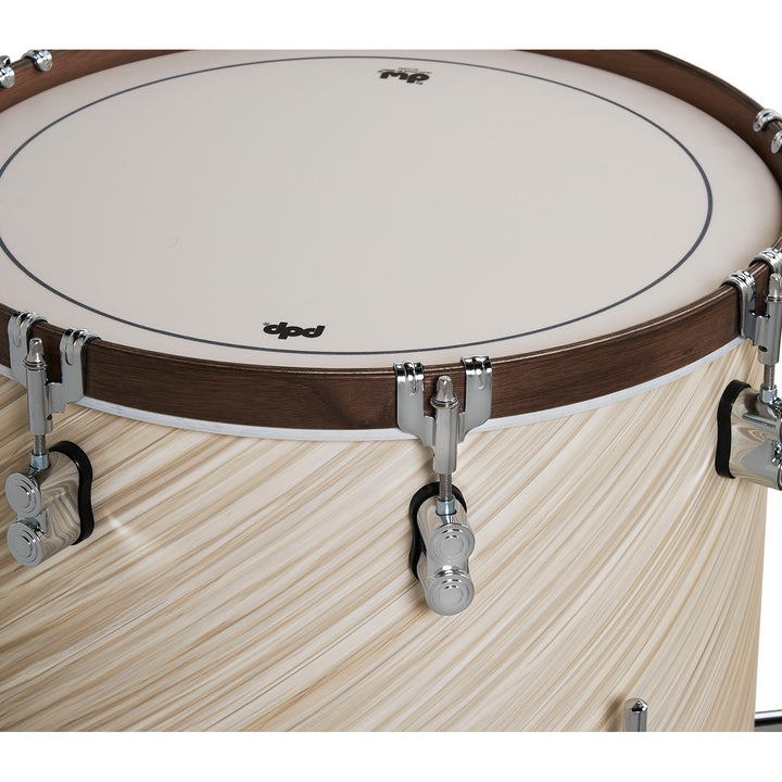 PDP LTD Twisted Ivory with Walnut Hoops Kit - 8x12, 16x16, 18x22