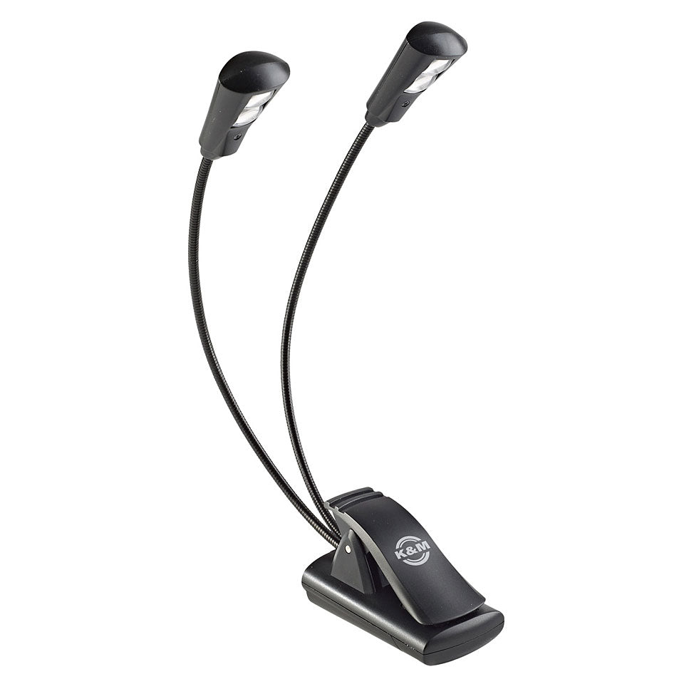 K&M 12244 Music Stand Dual LED Light (2 LED)