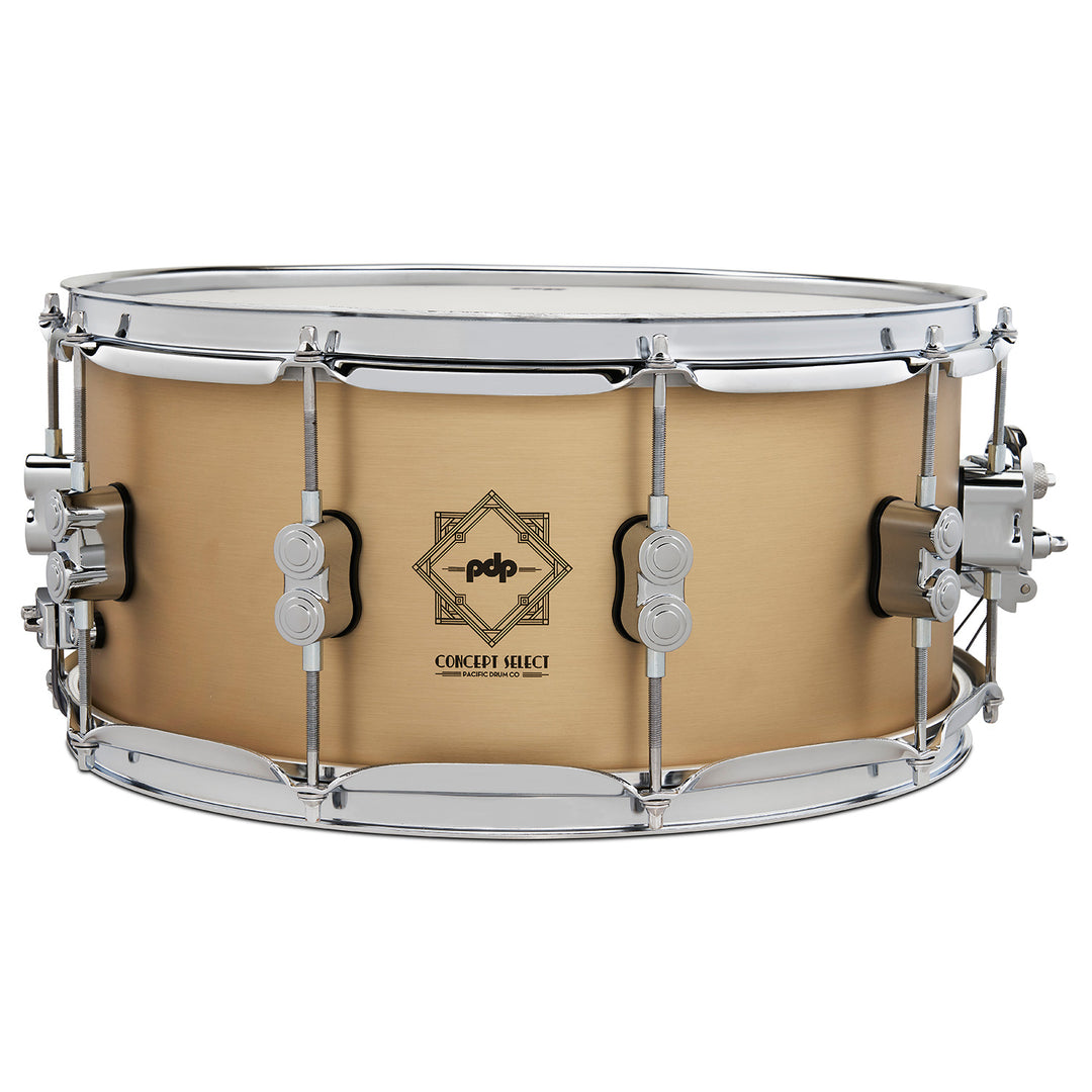 PDP Concept Select 6.5x14 Snare Drum 3mm Seamless Bell Bronze with Chrome Hardware