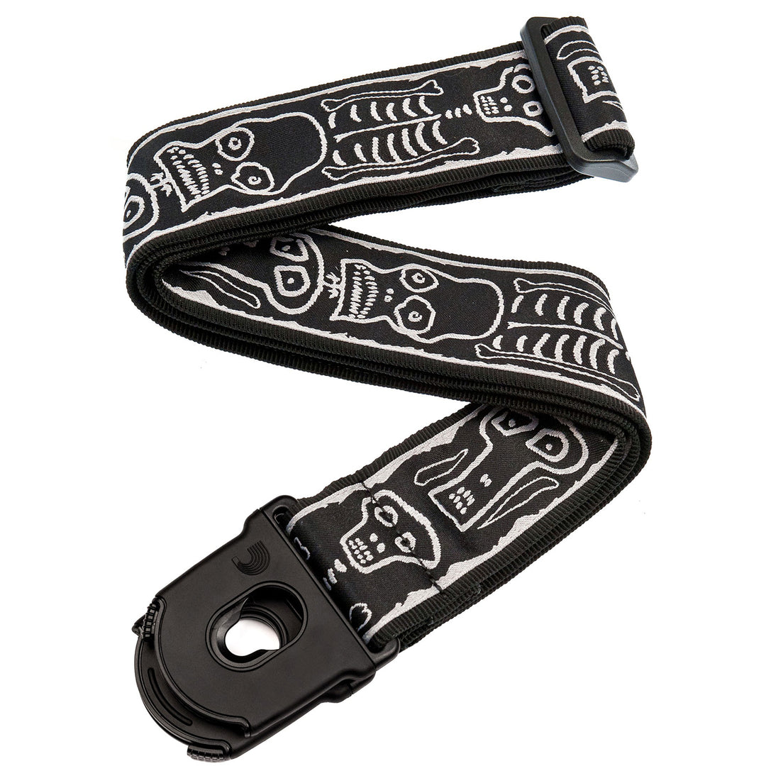 D'Addario 50PLJS01 - 50MM PL LOCK- JS SKULL N BONES