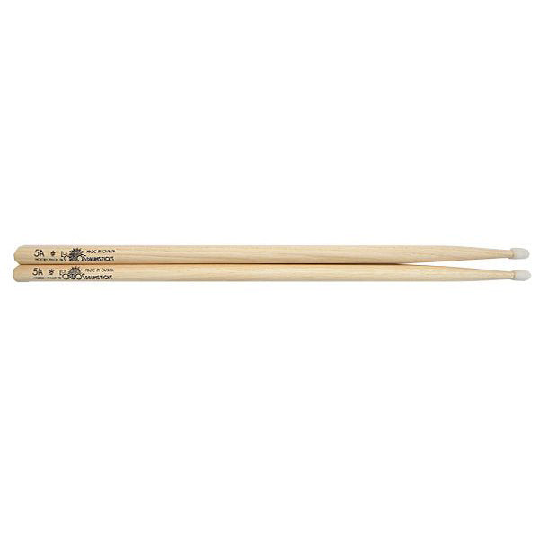 Los Cabos LCD5AHN 5A Nylon Drum Sticks-White Hickory