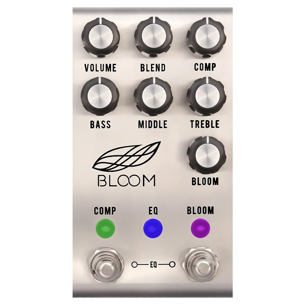 Jackson Audio BLOOM V2 Compressor / EQ / Boost Guitar Pedal w/ MIDI - Silver
