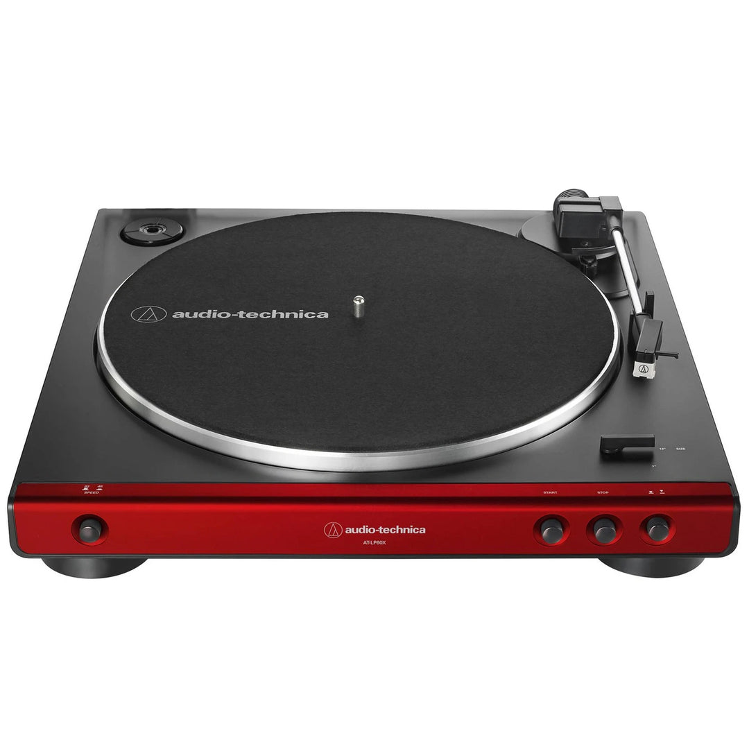 Audio-Technica Consumer AT-LP60X Stereo Turntable - Red