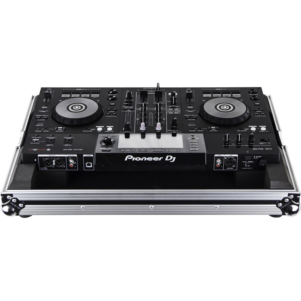 Odyssey FZPIXDJRR Low-Profile Flight Case for Pioneer XDJ-RR DJ Controller - Silver and Black