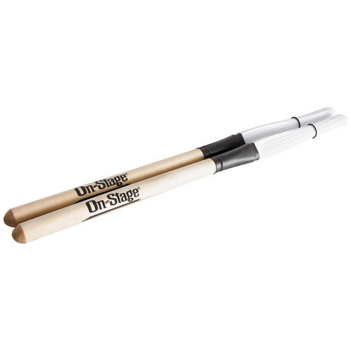 On-Stage WCB100 - Wood Cajon Brushes (Pair)