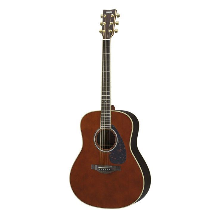 Yamaha LL6ARE DT Original Jumbo 6-String RH Acoustic Electric Guitar with Gig Bag-Dark Tinted