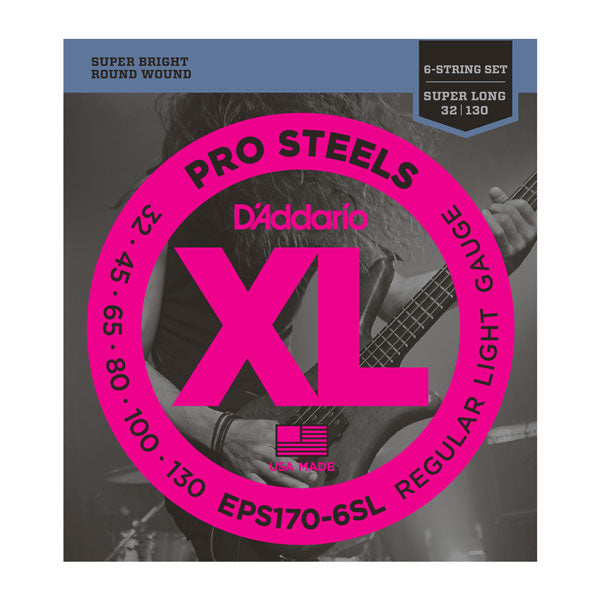 D'Addario EPS170-6SL - SET BASS PROST 30-130 SL 6 STR