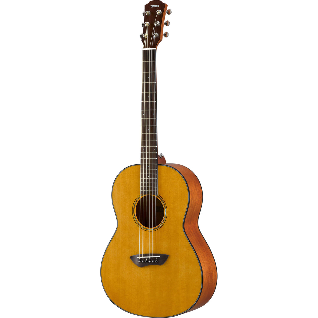 Yamaha CSF1M VN 6-String RH Parlor Size Acoustic-Electric Guitar – Vintage Natural w/ Deluxe Gigbag