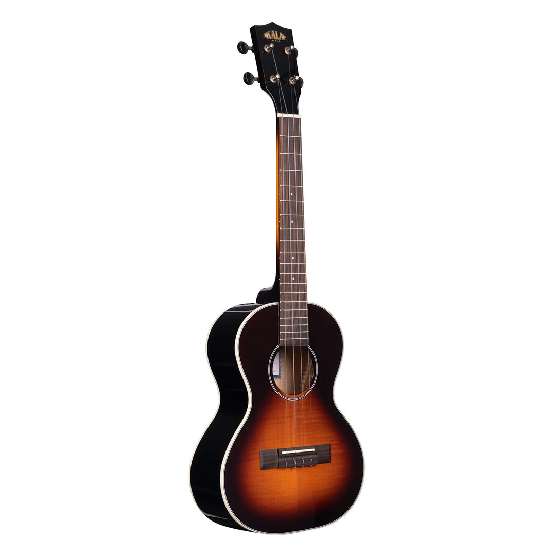 Kala KA-FMTB-T Gloss Flame Maple Tenor Ukulele - Tobacco Burst