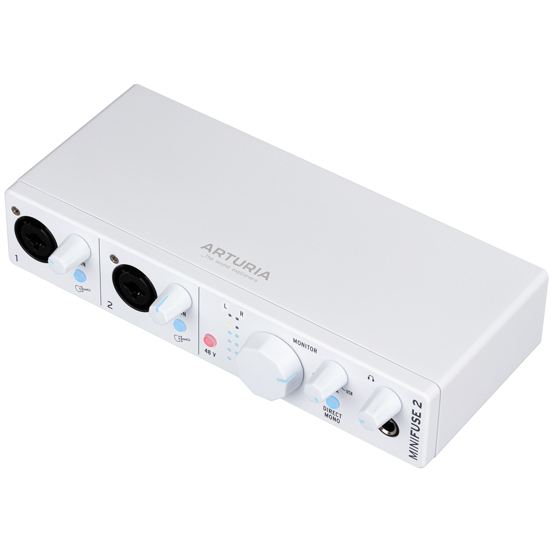 Arturia MiniFuse 2 Portable 2-Channel USB Audio Interface - White 