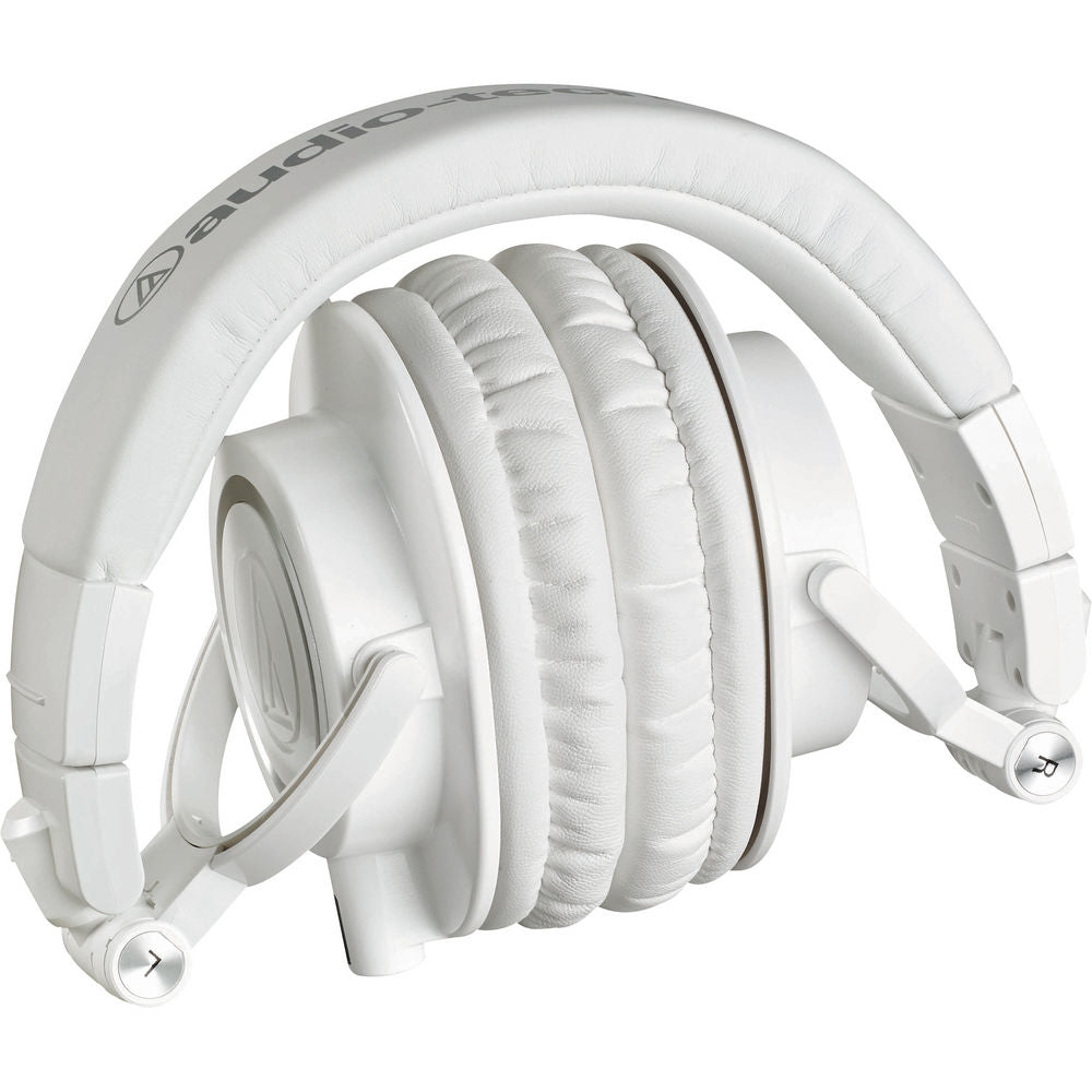 Audio-Technica ATH-M50x Closed-Back Dynamic Monitor Headphones - White