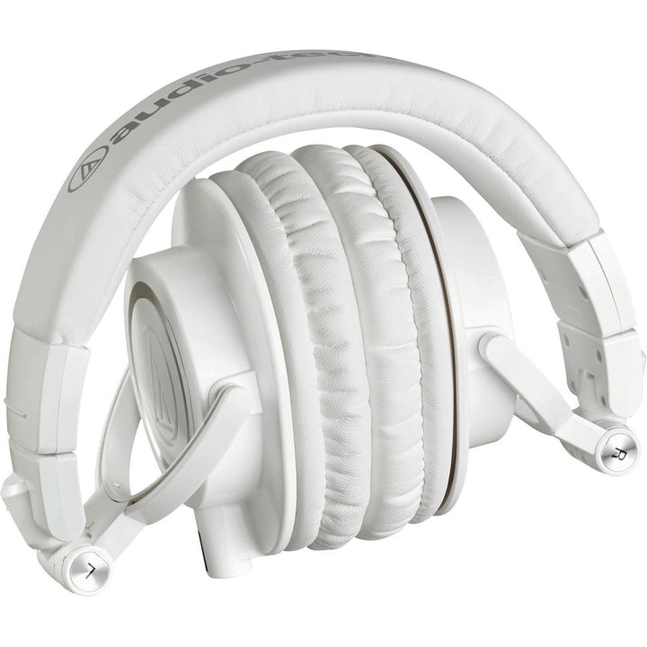 Audio-Technica ATH-M50x Closed-Back Dynamic Monitor Headphones - White