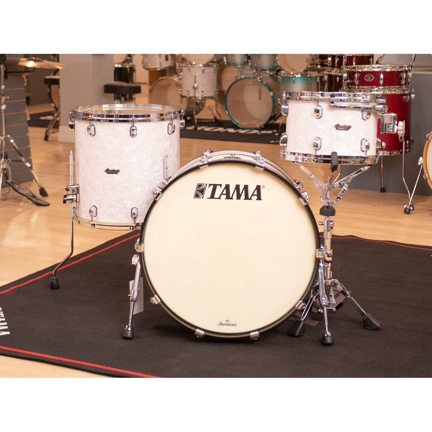 Tama Starclassic Maple Drum Set Shell Pack 12/16/22 - Snowwhite