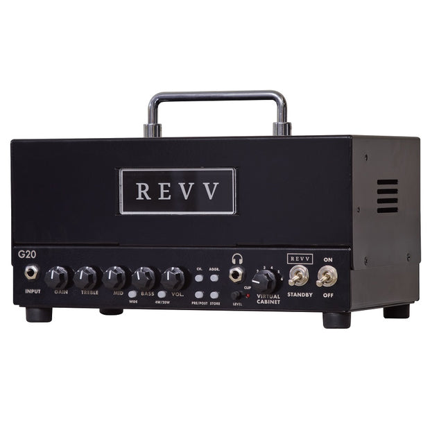 Revv G20 2-Channel 20/4-Watt Tube Guitar Amplifier Head w/ EQ & FX