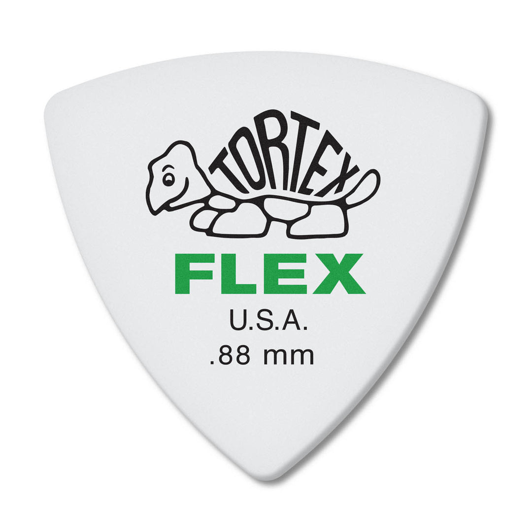 Dunlop 456P.88 Tortex Flex Rndtri Nat 6/Plypk