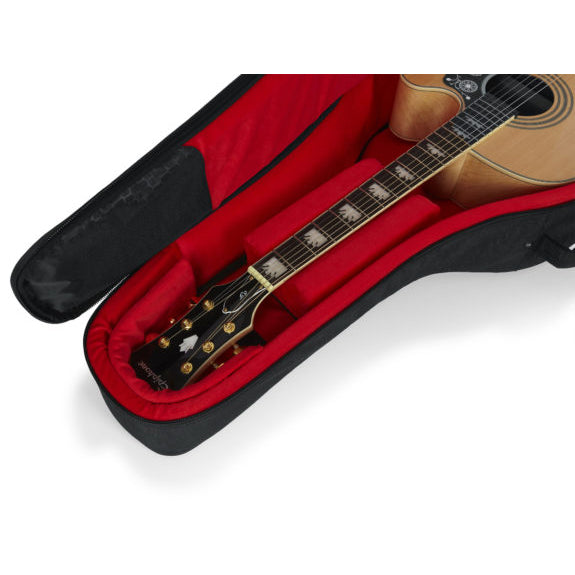 Gator GT-JUMBO-BLK Transit Series Jumbo Acoustic Guitar Gig Bag