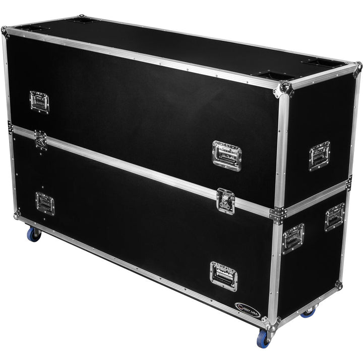Odyssey FZ2FSM75W Dual Flat-Screen Monitor Case with Casters - 75”