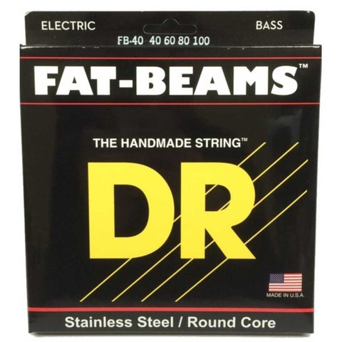 DR Strings FB-40 (Light) - FATBEAM  - Stainless Steel Bass: 40, 60, 80, 100