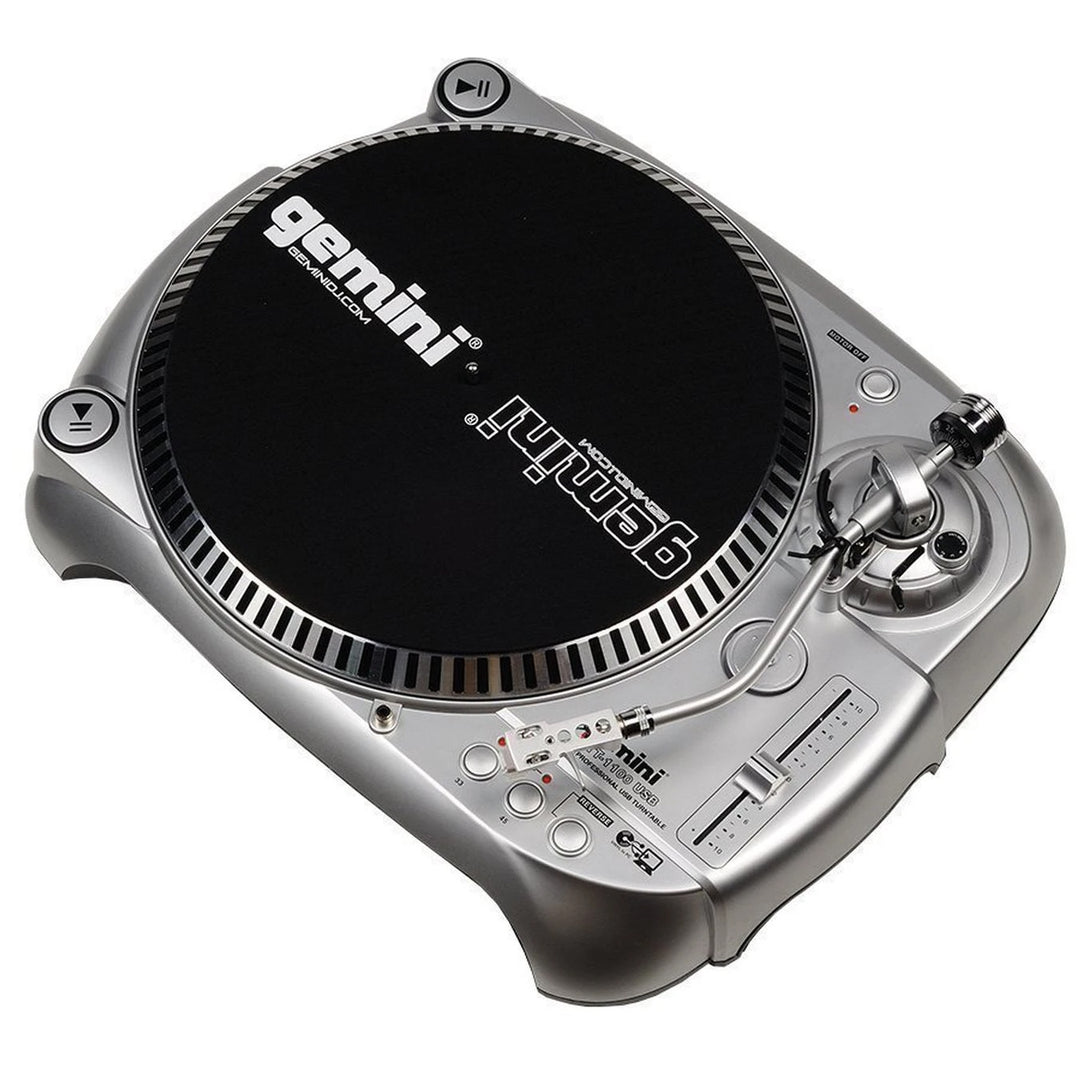 Gemini TT-1100USB Belt Drive USB Turntable (Cartridge Included)