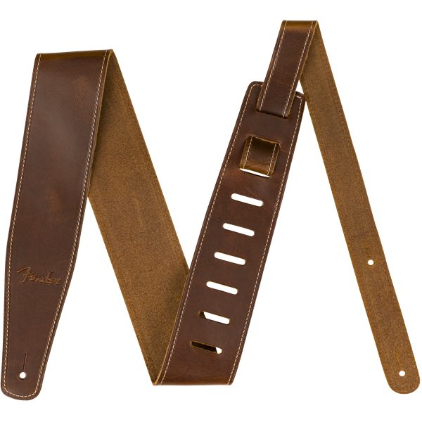 Fender Broken-In Leather Strap, 2.5'' - Tan