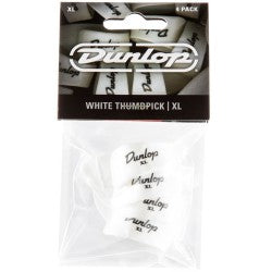 Dunlop 9004P White Thumbpicks P.P. 4 pcs.