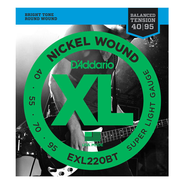 D'Addario EXL220BT - SET BASS BAL XL 40-95 LONG