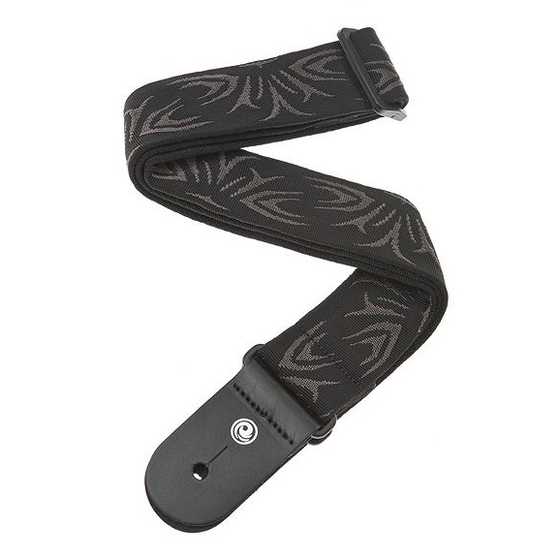 D'Addario 50F078 - 50 MM STRAP, BLK/GRAY TATTOO