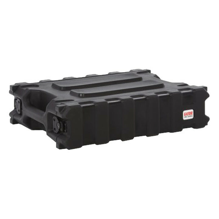 Gator G-PRO-2U-13 2 Space Rotationally Molded Rack Case, 13” Deep