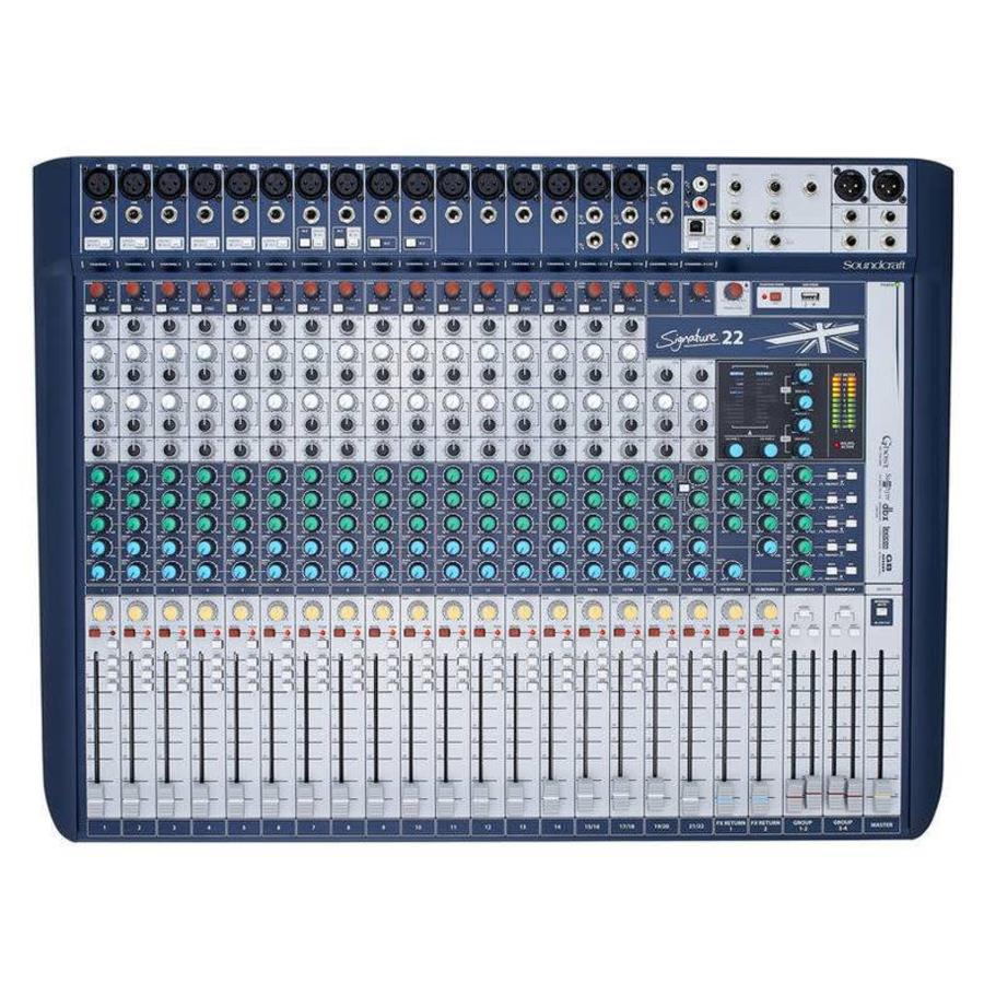 テックソンラジオ Soundcraft Signature 22 Compact Analogue Mixer – Music City Canada