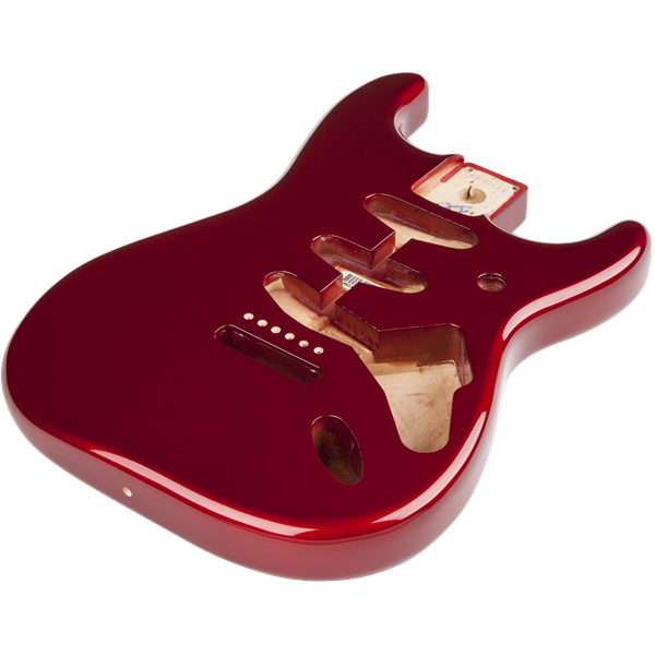 Fender Classic Series 60's Stratocaster SSS Alder Body Vintage Bridge Mount - Candy Apple Red - Candy Apple Red