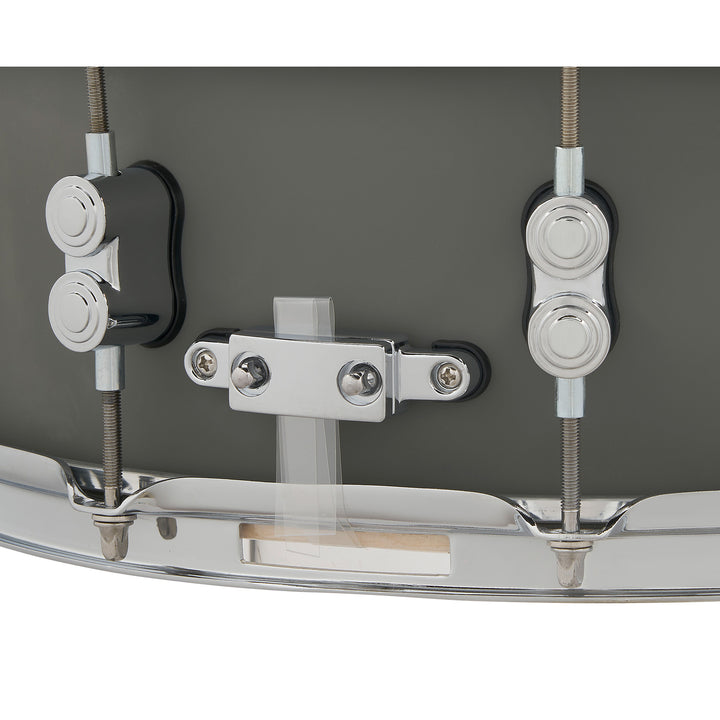PDP Concept Maple Finish Ply 5.5x14 Snare Drum w/ Chrome Hardware - Satin Pewter