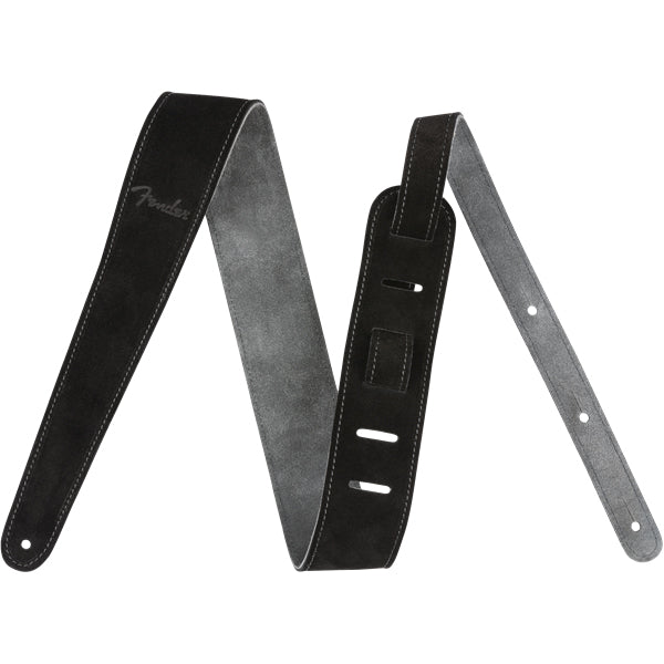 Fender Reversible Suede 2” Guitar Strap - Black / Gray