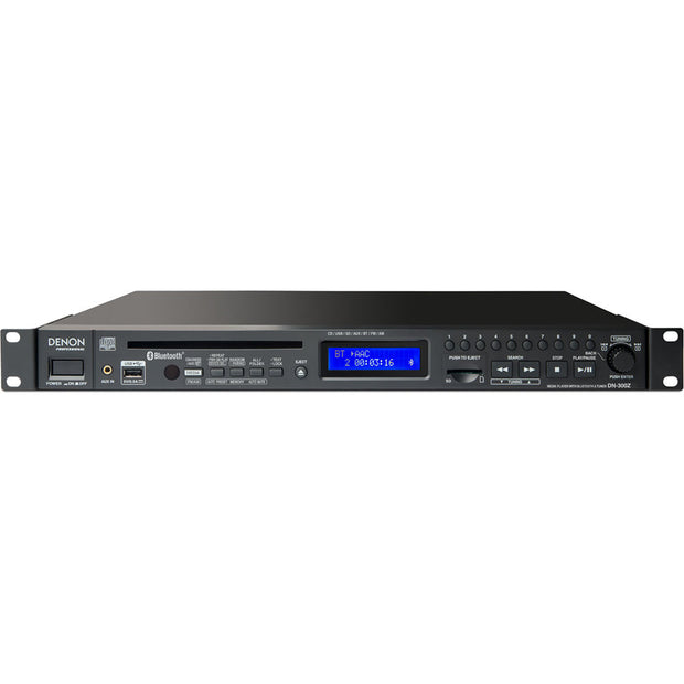 Denon DN-300ZB CD, SD, USB Player with BT and AM/FM Receivers, Single Play, Balanced Outputs