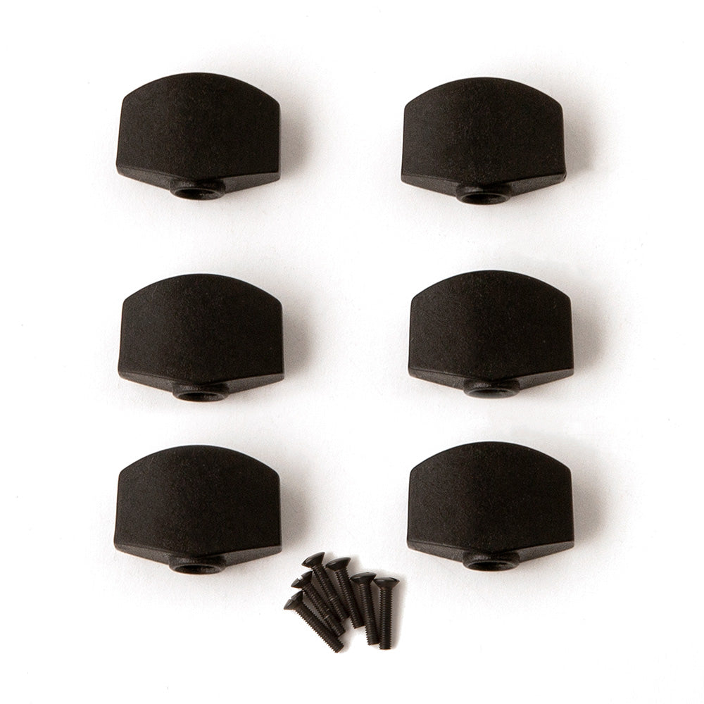 PRS S2 Tuner Buttons (6-Pack) - Black