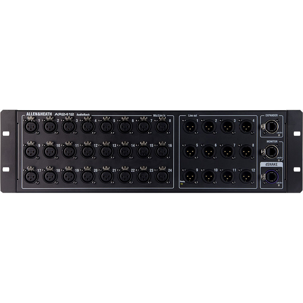 Allen & Heath AR2412 AudioRack 24x12 Stage Box (RENTAL)