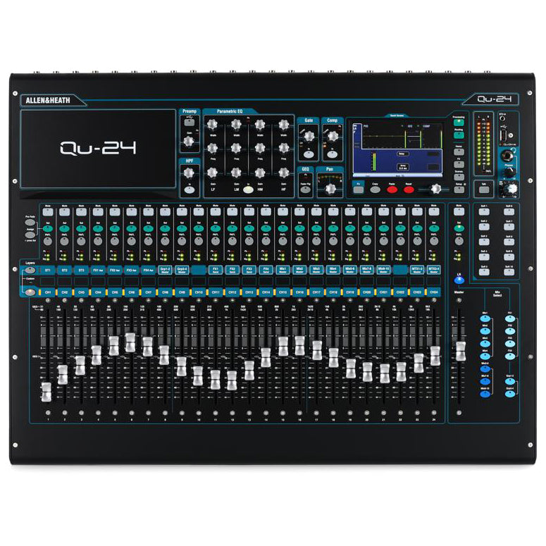 Allen & Heath QU24 Digital 24-Channel Mixer Console (RENTAL)