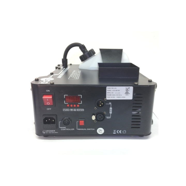 LCG 900W Fog Machine w/ 9-LEDs and Vertical/Horizontal Mounting